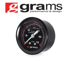 GRAMS FUEL PRESSURE GAUGE 0-120PSI UNIVERSAL G2-99-1200