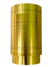 Vintage ISCO Cinelux Fl 5.50" 137.5mm 35mm or 70mm Cine Projection Lens