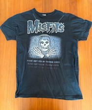VINTAGE MISFITS Band T shirt 90s Size Large Bay Island &lsquo;TV Casualty&rsquo; Edition