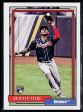 2021 Topps Update #T92-8 Cristian Pache 1992 Topps Redux