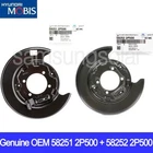 OEM Brake Backing Plate SET 582512P500 + 582522P500 Hyundai Santa Fe Kia Sorento