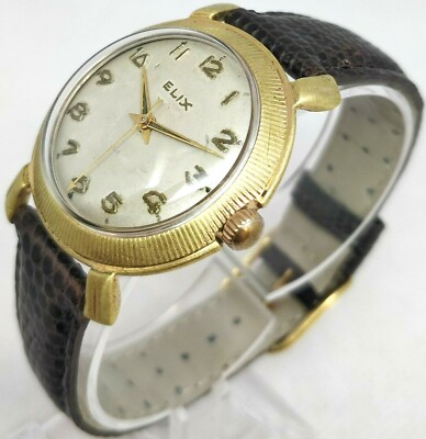 Montre Bracelet Mécanique Vintage De Marque Elix - Occasion (à Vérifier)