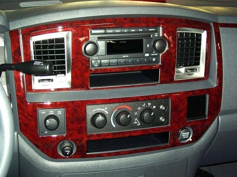 JUEGO INTERIOR PARA DODGE NEON 1994-99 MADERA CEREZO BURL ALUMINIO TABLERO KIT MOLDURAS Foto 2 de 4