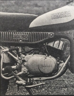 YAMAHA TY50P -2 PAGES OF ORIGINAL ROAD TESTS, ARTICLES, INFO ETC