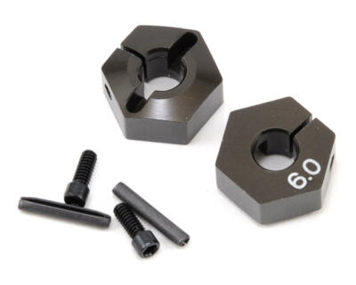 Yokomo 6mm Rear Wheel Hub - Replacement RC Car Parts (2-Pack)