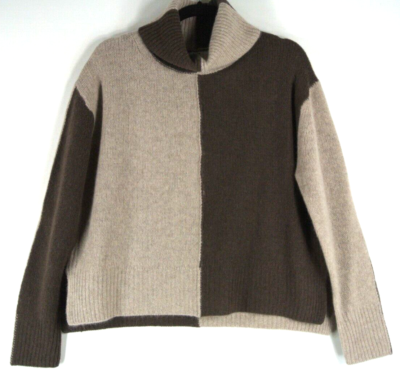 Robe Col Roulé Magaschoni 100% Cachemire - Taille M/L, Couleur Beige Marron, Neuve Avec étiquettes