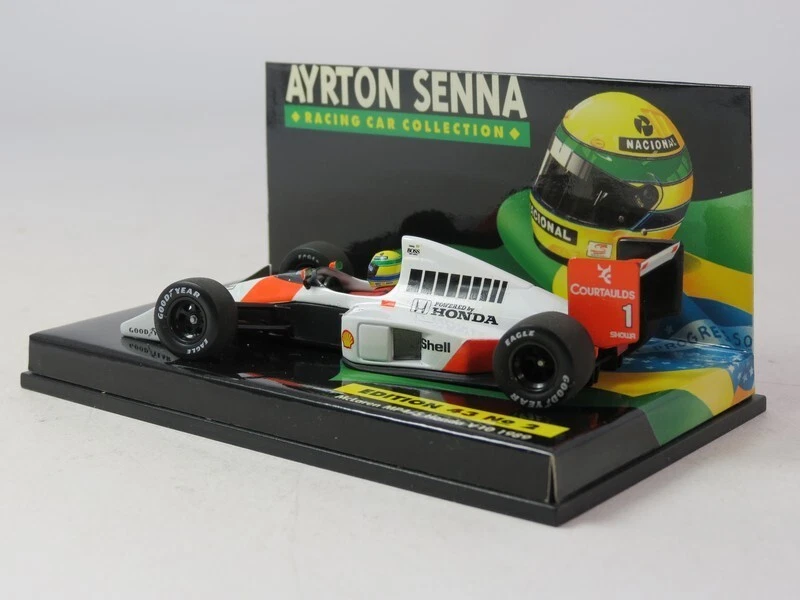 Minichamps Mclaren Honda MP4/5B #27 Ayrton Senna World Champion 1990 1/43 ASC#3 - Immagine 2 di 4