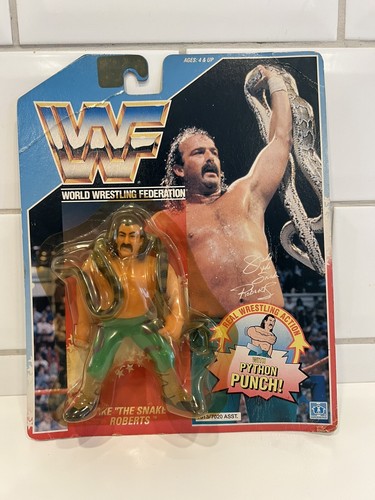 New listing1990 WWF Hasbro Jake the Snake Roberts ...
