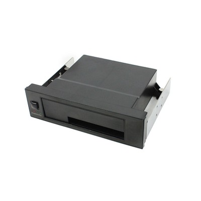 Internal Single Bay Tray-Less Mobile Rack Enclosure for 2.5'' 3.5'' SATA HDD SSD