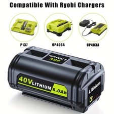 1-PACK 6.0Ah for Ryobi 40 Volt Lithium-Ion Battery OP4050 OP40602 OP40261 OP4060