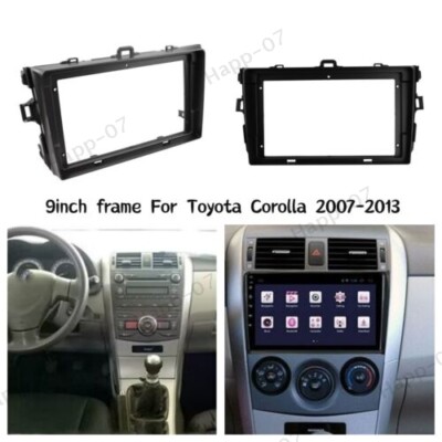 For TOYOTA COROLLA 2007-2011 Car Stereo Radio Fascia Dash Plate Frame ...