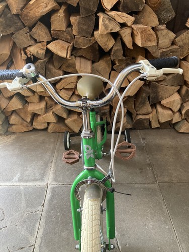 Child Bike Stitch Classic Look With Stabilisers 16 In Wheels 9 in Frame,mud Gard - Picture 4 of 6