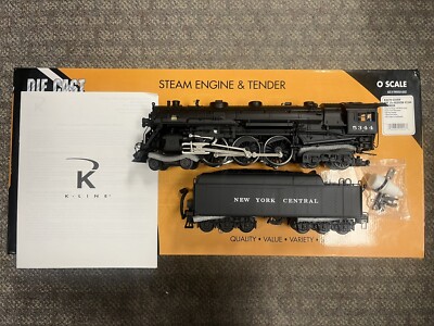 K-Line O Scale K3270-5344W NYC J1e Hudson Steam Locomotive