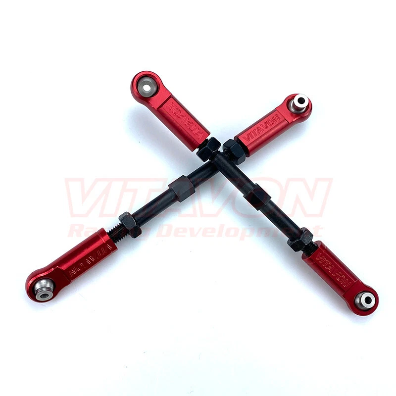 Vitavon Kraton 8S Outcast 8S  CNC aluminum7075 Toe Link for Arrma 1/5 Red - Image 2 of 4