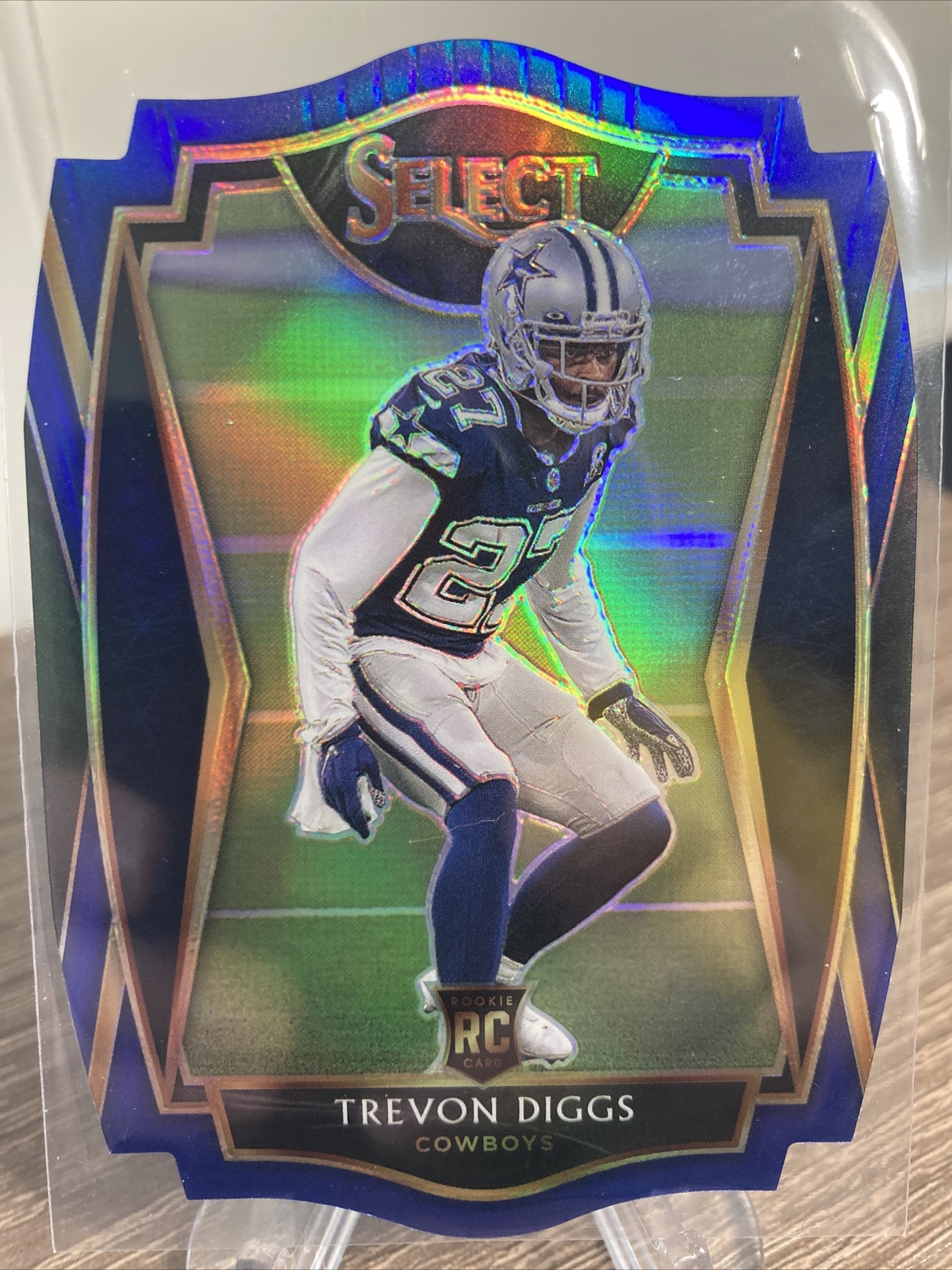 2020 Select Trevon Diggs Blue Prizm Die Cut Premier Level Rookie | eBay