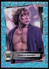 2025 Topps Chrome WWE Aqua Shimmer Refractors #200 Charlie Dempsey