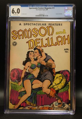 Spectacular Features Magazine (1950) #11 Leo Ames CGC 6.0 OW PG Samson & Delilah