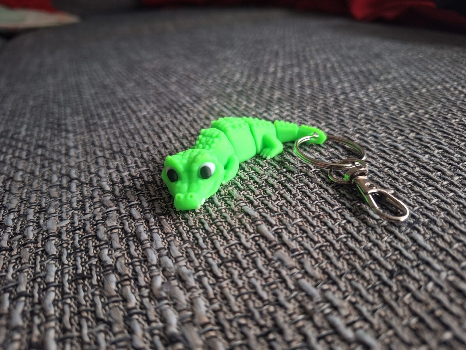 Süßer Flexible Krokodil Schlüsselanhänger