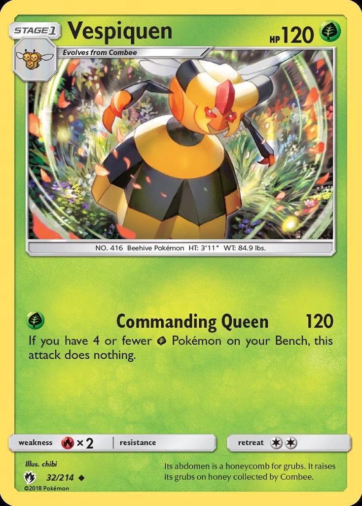 Pokemon Vespiquen (32/240) Lost Thunder LP