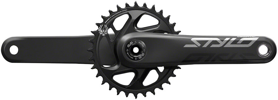 TruVativ STYLO Carbon Eagle Crankset 175mm 12-Spd 34t DM Cannondale Ai DUB Blk