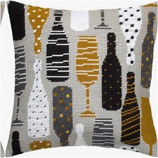 EuroStitch 1616 - Cross-Stitch Kit for Throw Pillow - High-Quality Printed Tapes