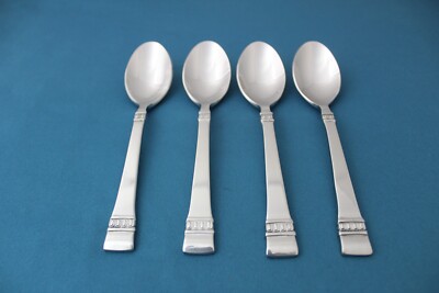Oneida CADENCE Teaspoons (Set of 4) 18/10 Stainless Indonesia NEW 6 1/4''