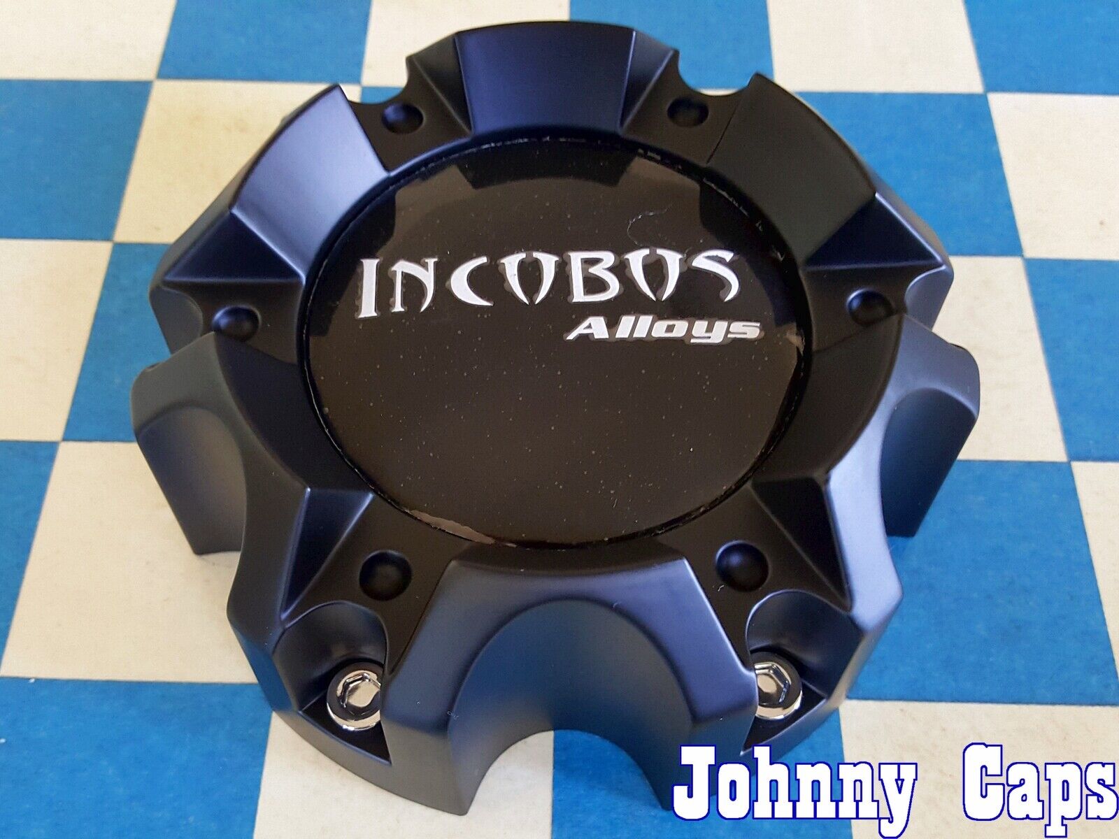 INCUBUS Wheels NEW BLACK Center Cap # WX04FB  6-LUG  Center Cap  (QTY. 1)  