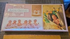 VTG New Anne Geddes Deluxe 3 Puzzle Set Tutus Tea Babies 1998 See Pics Descrip