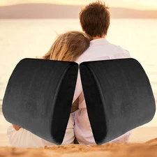 2pk Comfortable Memory Foam Lumbar Cushion Back Support Pillow Home Office Chair