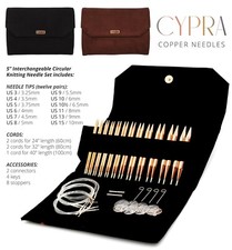 LYKKE CYPRA 5" Interchangeable needle set, COPPER