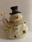 Vintage transpac christmas Light Up Snowman New With Tag Works Strobing Lights — photo 5