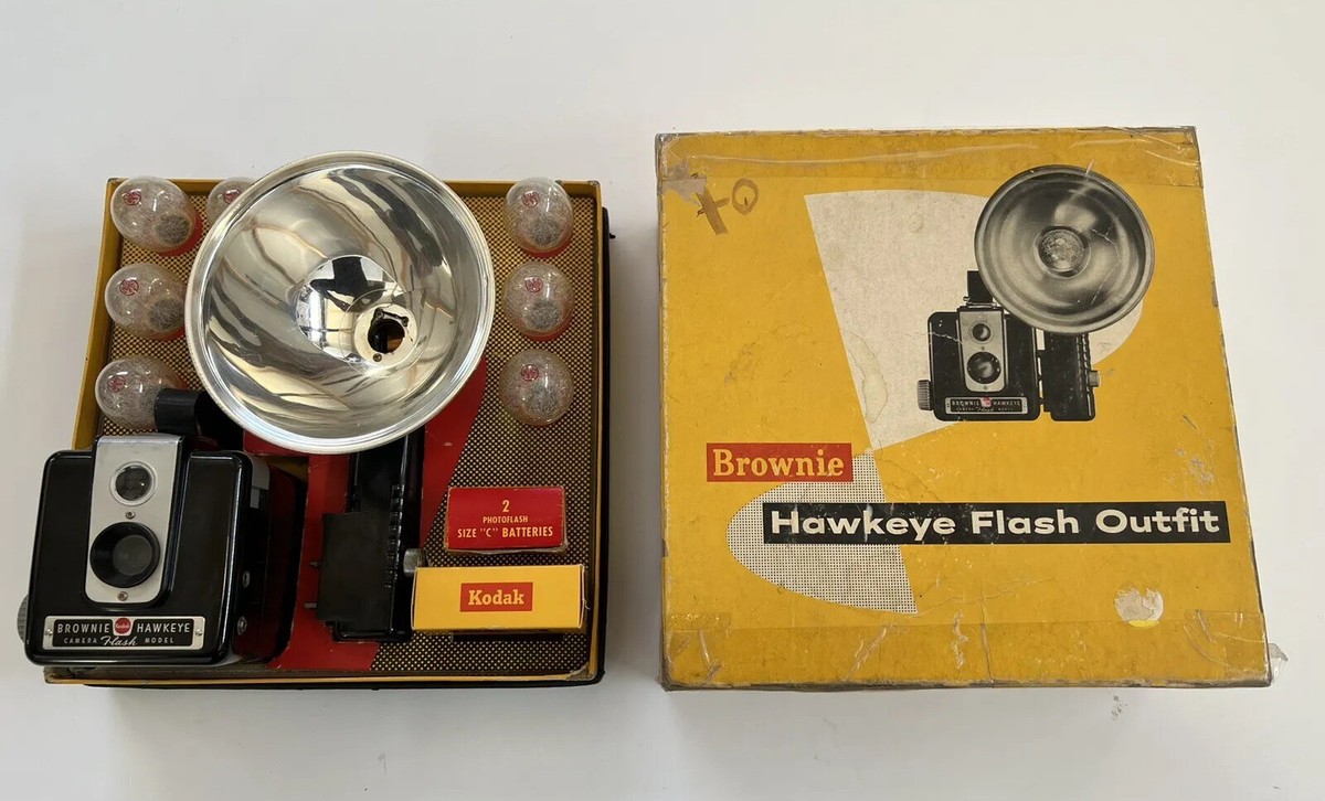 Kodak Brownie Hawkeye ストロボカメラ フラッシュ付き Vintage