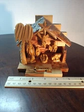 Nativity Scene Manger Christmas Decor Made in Bethlehem Israel