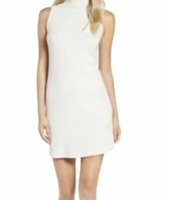 Madison & Berkeley sleeveless mock neck ribbed knit soft dress Sz M NWT. RW2