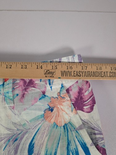 Tommy Bahama Shorts Women 8 Colorful Floral Valentina Villa Linen Bermuda Shorts - Picture 10 of 13