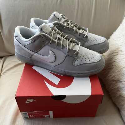 nike dunk low wolf grey pure platinum - new size 11.5 ships asap