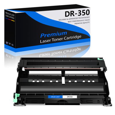 DR350 Black High Yield Drum Unit Compatible for Brother Intellifax 2850 2910 MFC