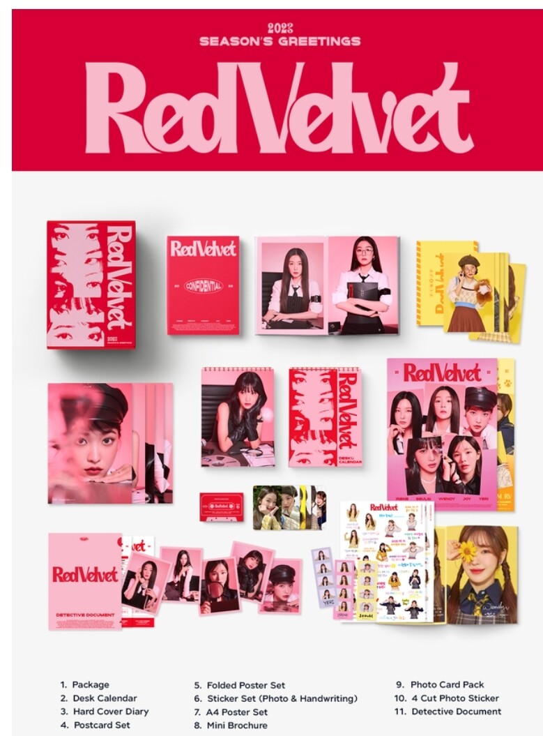 Red Velvet - 2023 SEASON'S GREETINGS official | eBay