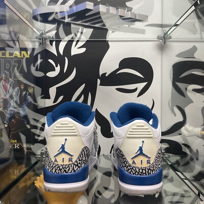 Size 10 - Air Jordan 3 Retro 2009 True Blue for sale online | eBay