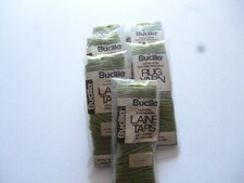 7 VINTAGE BUCILLA LATCH HOOKING RUG YARN PACKAGES AVOCADO