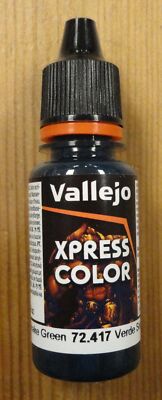 Vallejo Snake Green XPress Color Miniatures Paint 18ml VAL72417 Express
