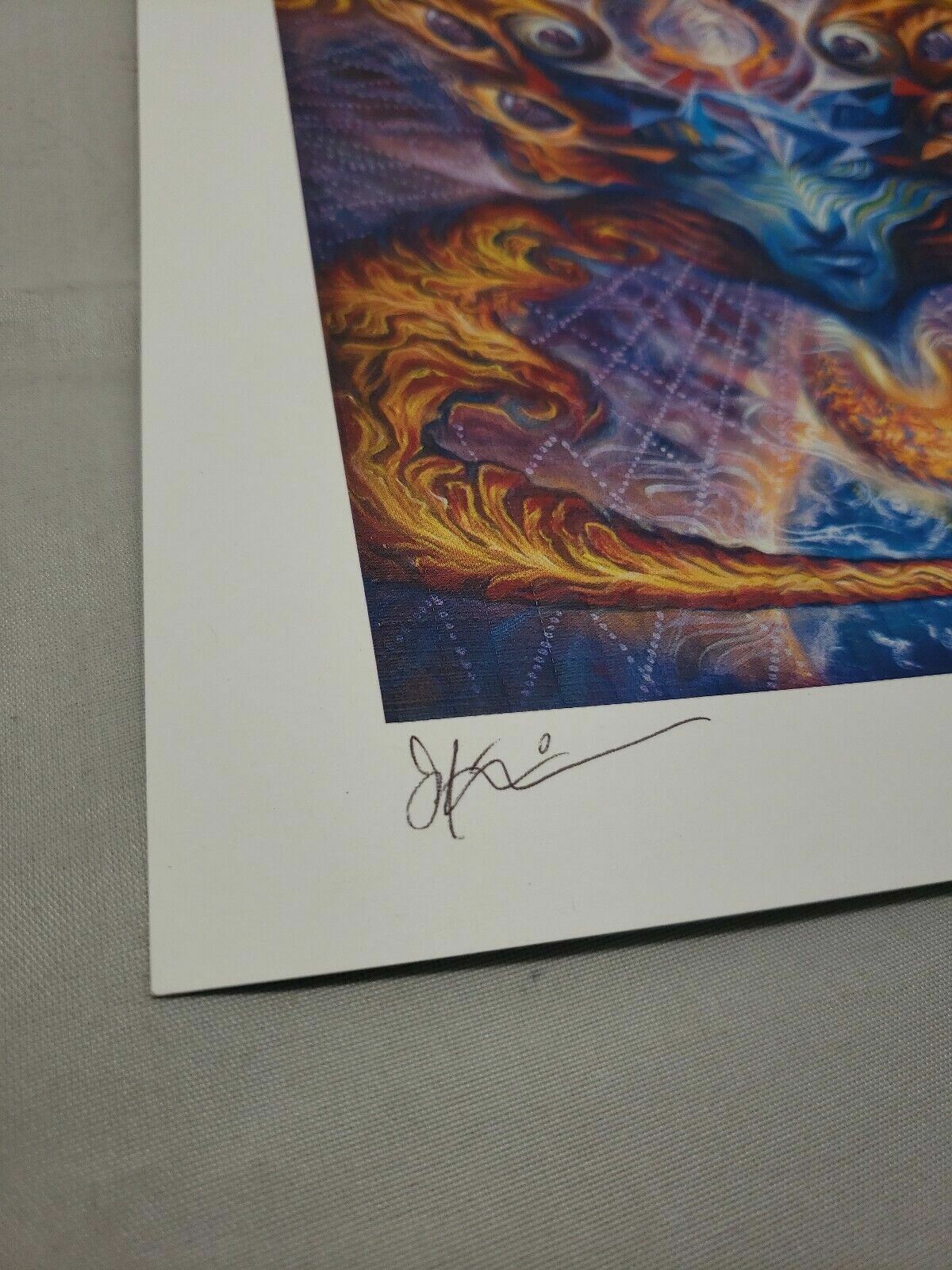 Jake Kobrin signed Blotter Art print psychedelic visionary art artwork
