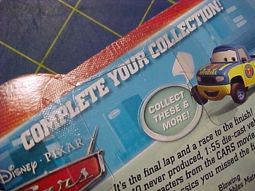 DISNEY PIXAR CARS FINAL LAP #155 MARILYN! NO HOOK!!! NIP TARGET EXCLUSIVE - Picture 4 of 4