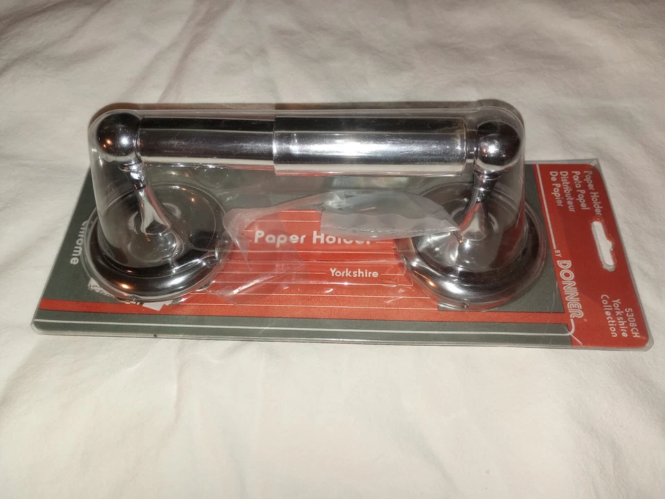 CSI Donner Yorkshire Double Post Toilet Paper Holder in Chrome 5308CH - Image 3 of 4