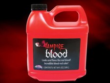 Vampire Blood Jug Halloween Prop Fake Gory Costume Accessory Haunted House Props