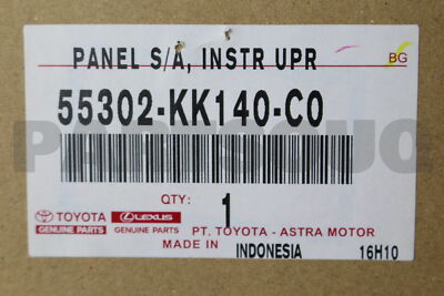55302KK140C0 Genuine Toyota PANEL SUB-ASSY 55302-KK140-C0 | eBay
