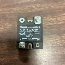 Crydom D1210 Solid State Relay 3-32v-dc 10a Amp 120v-ac E62
