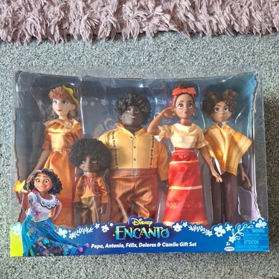 Disney Encanto Puppe Set Pepa Antonio Felix Delores & Camilo Geschenk Sammler Neu