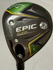 Left Handed Callaway Epic Flash 5 Wood Stiff Shaft Excellent Condition
