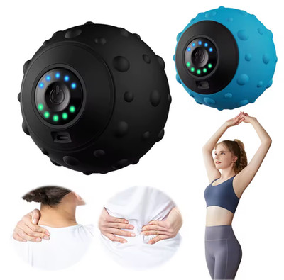 Ergonomischer elektrischer Massageball USB wiederaufladbar für Rücken & Fitnessstudio